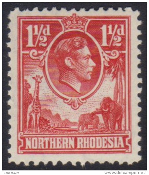 1938-52 1&frac12;d Carmine-red SG.29 NHM For More Images, Please Visit... - Rodesia Del Norte (...-1963)