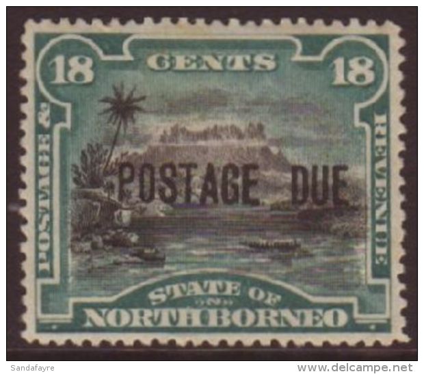 1895 P. Due 18c SG D10, Vf Mint. For More Images, Please Visit Http://www.sandafayre.com/itemdetails.aspx?s=496421 - Noord Borneo (...-1963)