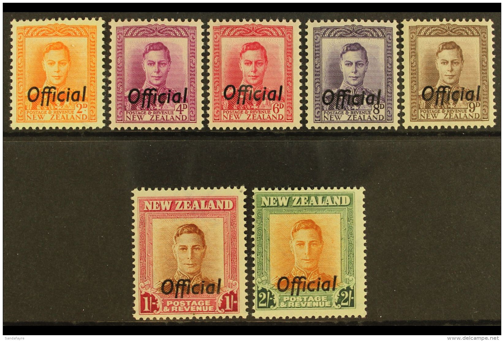 OFFICIALS 1947-51 Complete Set, SG O152/O158, NHM (7) For More Images, Please Visit... - Altri & Non Classificati