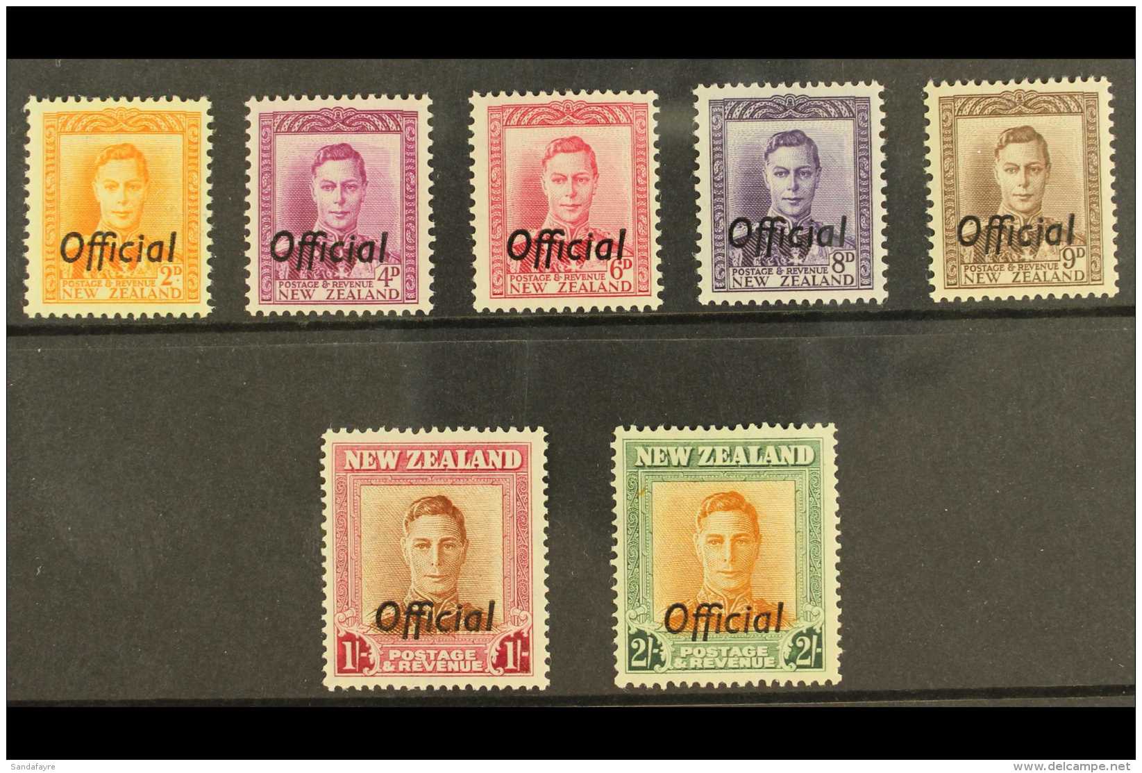 OFFICIALS 1947-51 Opts Complete Set, SG O152/58, Vfm, Fresh (7) For More Images, Please Visit... - Altri & Non Classificati