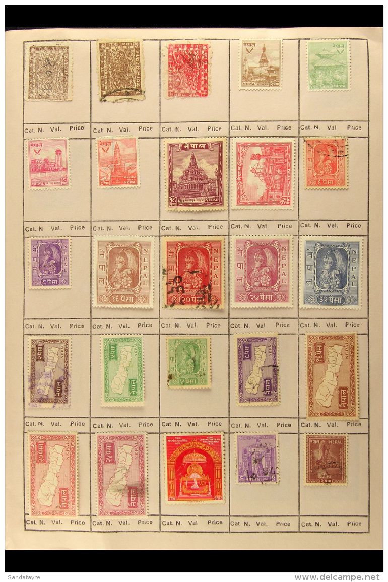 1907-90s Mint &amp; Used Range In Club Circuit Book (400 Stamps) For More Images, Please Visit... - Nepal