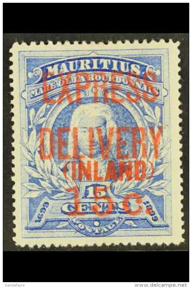 EXPRESS DELIVERY 1903-04 15c On 15c Opt, SG E2, Vfm, Fresh For More Images, Please Visit... - Mauritius (...-1967)