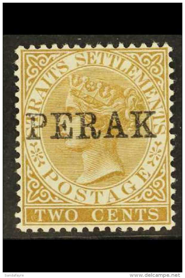 PERAK 1880-81 2c Brown Opt, SG 5, Vfm, Fresh For More Images, Please Visit... - Andere & Zonder Classificatie