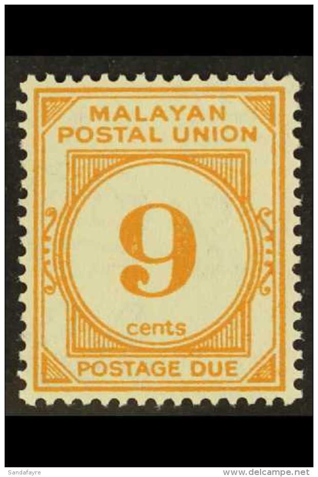 MPU POSTAGE DUE 1945-49 9c Yellow-orange, SG D11, NHM For More Images, Please Visit... - Sonstige & Ohne Zuordnung