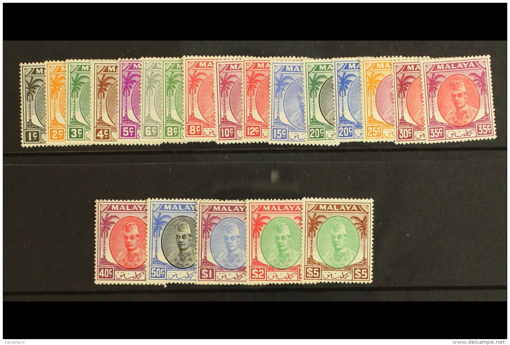 KELANTAN 1951 Set Complete, SG 61/81, Vf Mint (21) For More Images, Please Visit... - Sonstige & Ohne Zuordnung