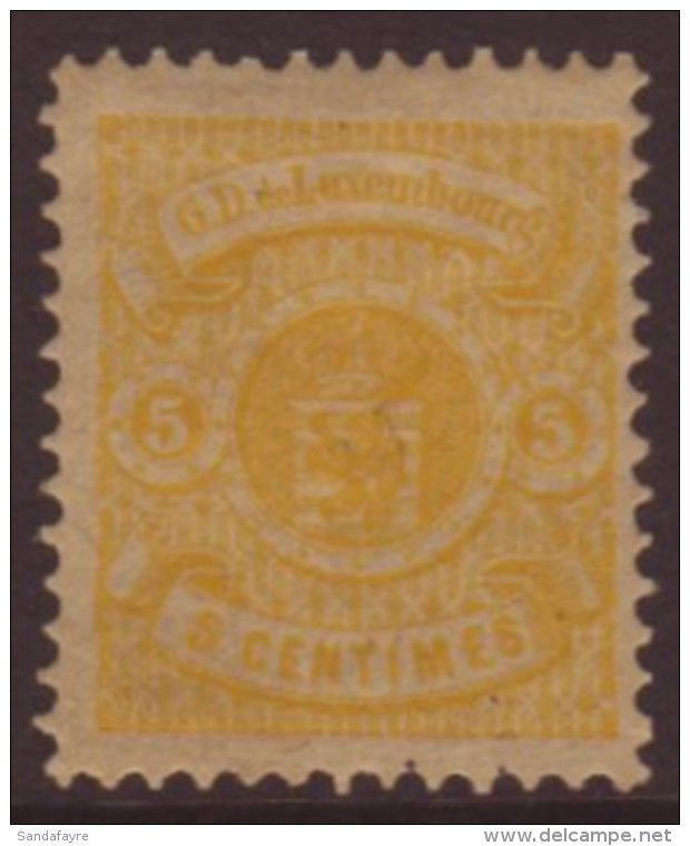 1874-79 5c Yellow Perf 13, SG 43, Mi 30a, Fresh Mint For More Images, Please Visit... - Otros & Sin Clasificación