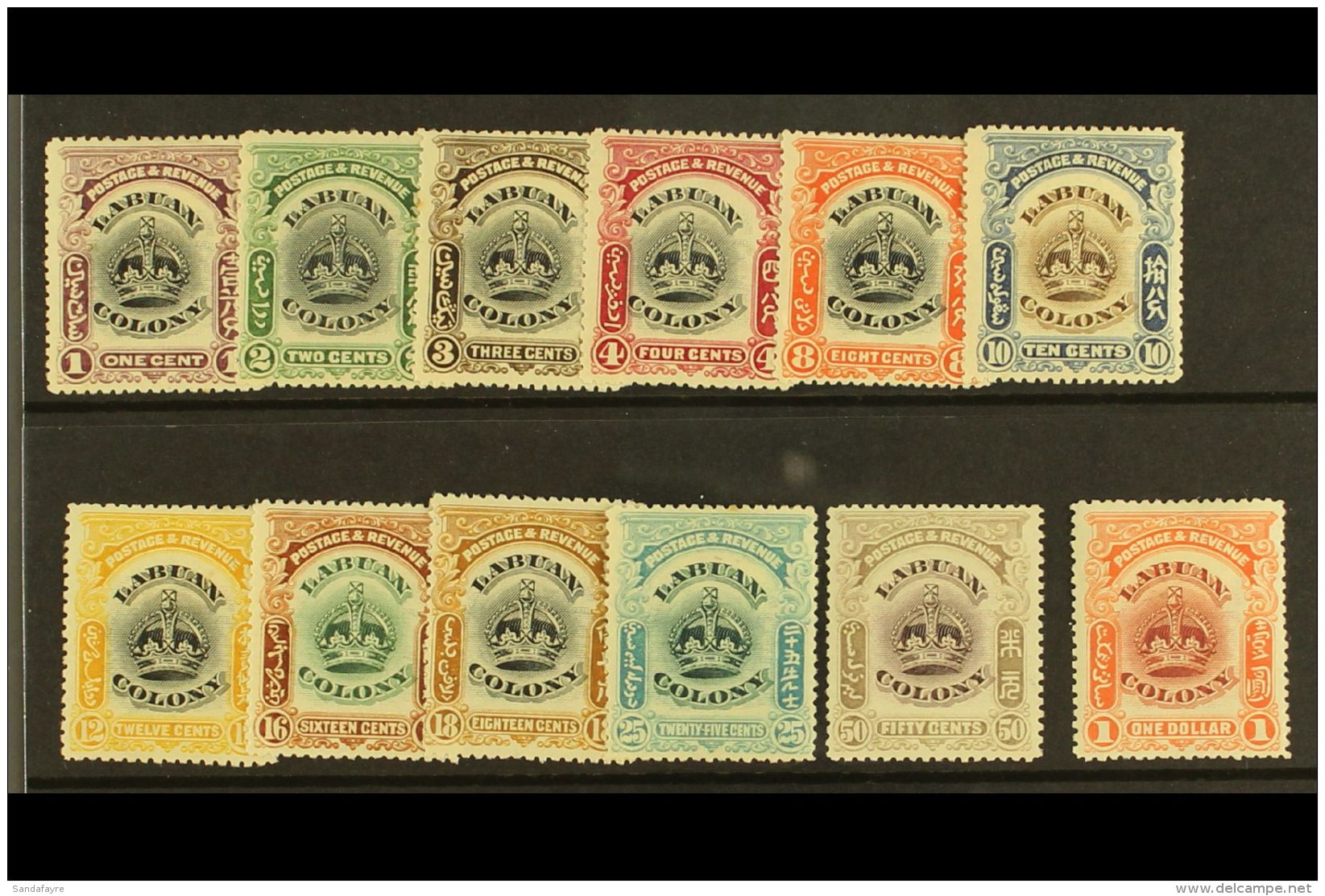 1902-03 Complete Set, SG 117/128, Mint, Lovely Fresh Colours. (12) For More Images, Please Visit... - Borneo Del Nord (...-1963)