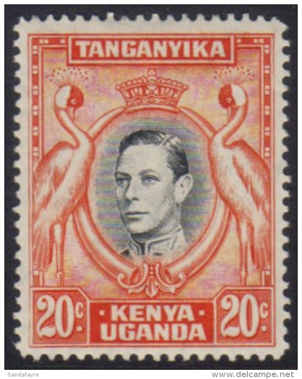 1941 20c Black And Orange, Perf 14, SG 139a, Very Fine Mint For More Images, Please Visit... - Vide