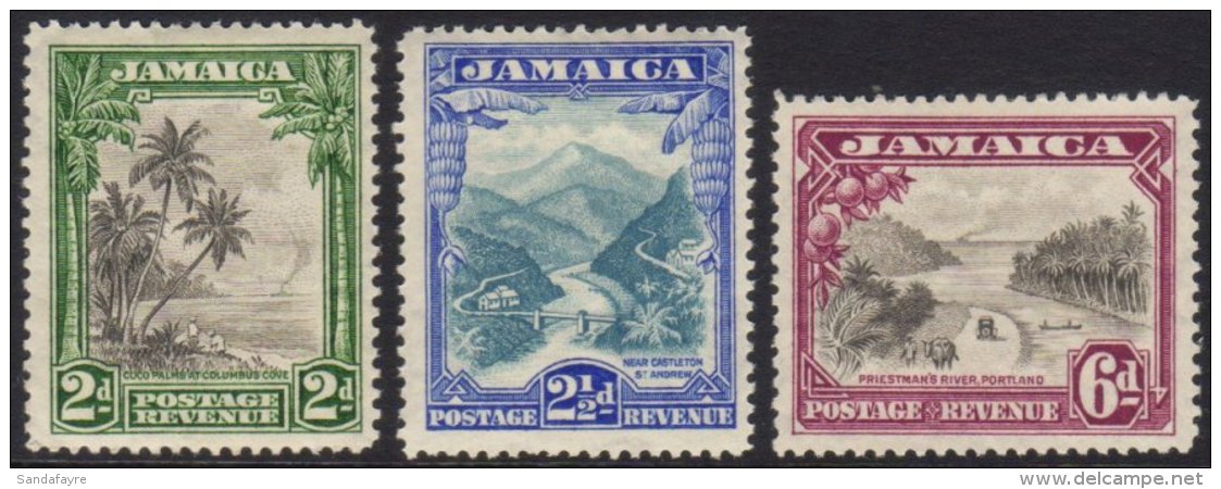 1932 2d, 2&frac12;d And 6d Complete Set, SG 111/113, Very Fine Mint (3) For More Images, Please Visit... - Jamaica (...-1961)