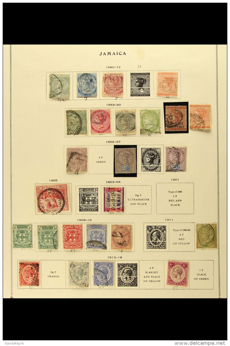 1860-1991 Mint &amp; Used Colln On Pages, Chiefly All Different(260+) For More Images, Please Visit... - Jamaica (...-1961)