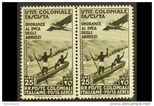 GENERAL 1934 25L Air Abruzzi,Sass 30,SG 75,NHM Horiz PAIR (2) For More Images, Please Visit... - Other & Unclassified