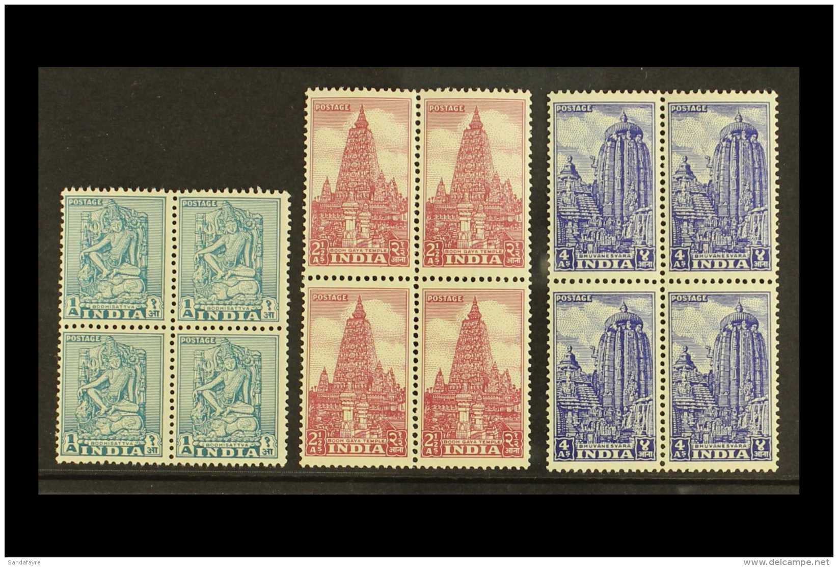 1950/1 New Defins Set SG 333/c NHM Blocks Of 4 (3 Blks) For More Images, Please Visit... - Other & Unclassified