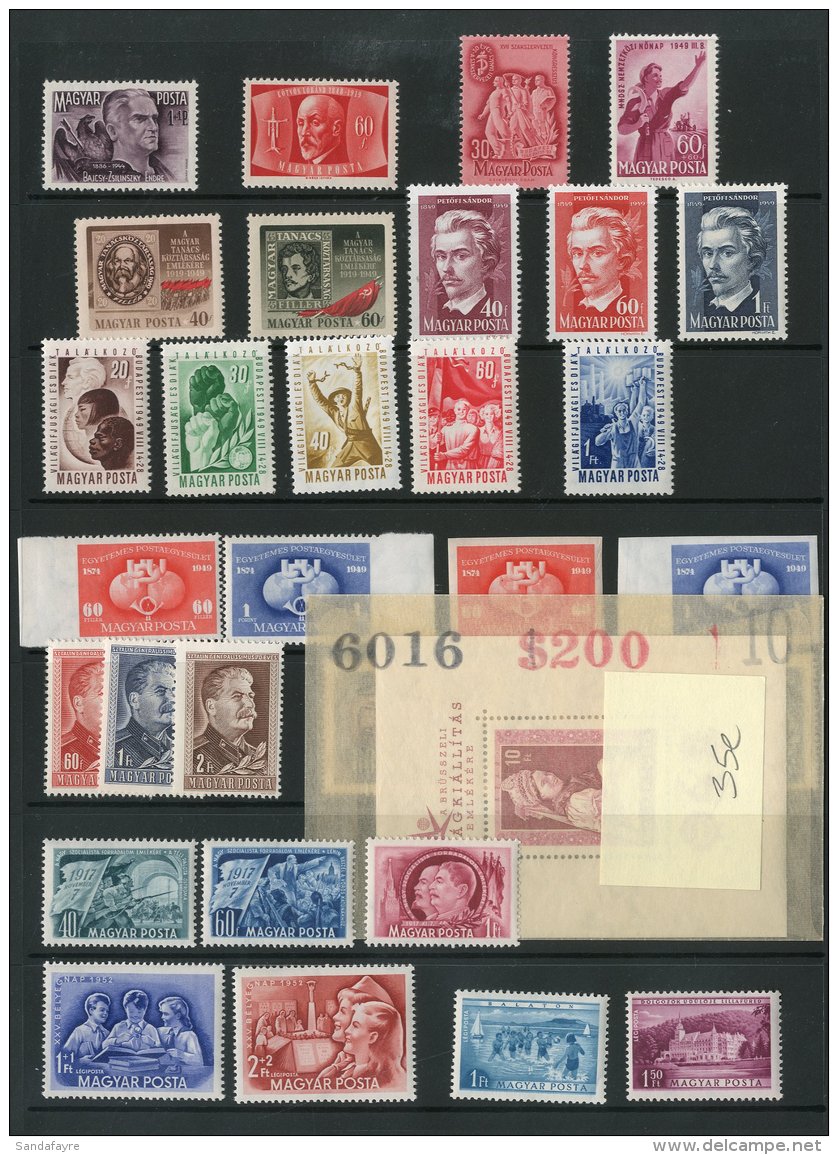 1945-52  NHM Collection, All Different (25+ Stamps &amp; 1 M/s) For More Images, Please Visit... - Sonstige & Ohne Zuordnung