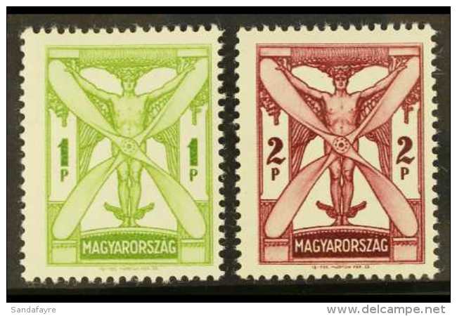 1933 1p Green &amp; 2p Dark Lilac Airs, Mi 508/9, VFM (2) For More Images, Please Visit... - Sonstige & Ohne Zuordnung
