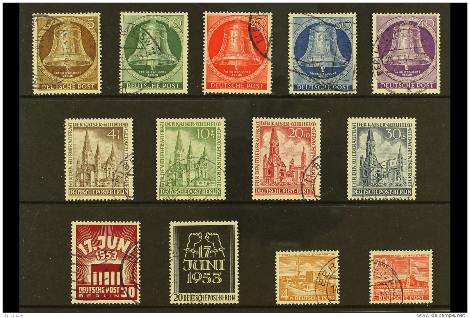 1953 Year Set, Mi 101/13, Very Fine Used (13 Stamps) For More Images, Please Visit... - Otros & Sin Clasificación