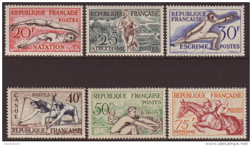 1953 Helsinki Olympics Set, Yv 960/65, NHM (6) For More Images, Please Visit... - Andere & Zonder Classificatie