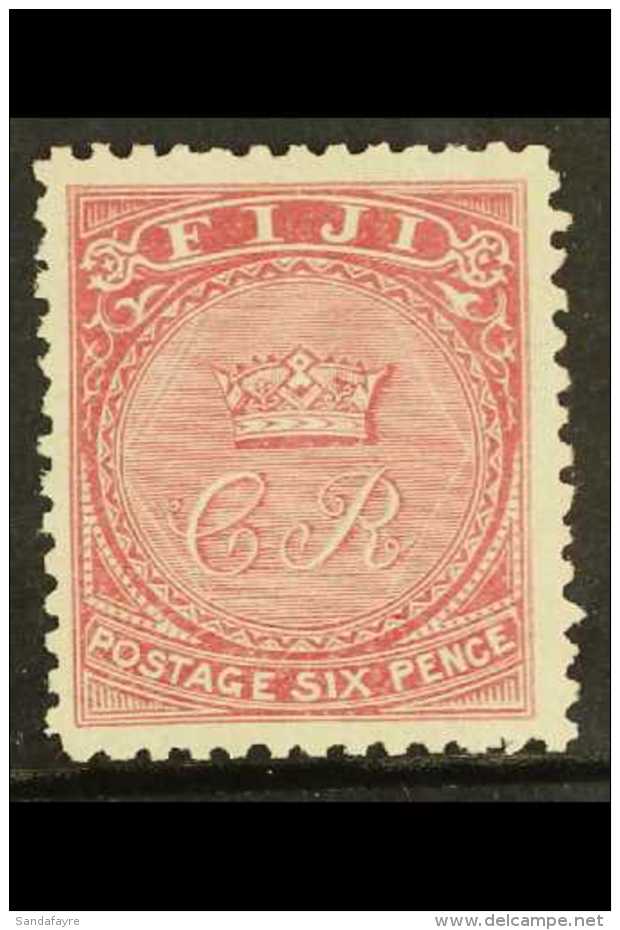 1871 6d Rose, SG 12, Fresh Unused For More Images, Please Visit... - Fiji (...-1970)