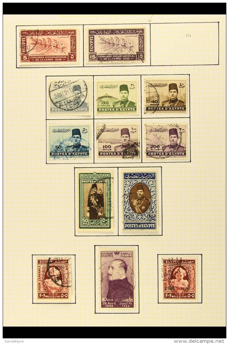1936-52 Farouk Mint &amp; Used Colln, All Different, Many Sets (140+) For More Images, Please Visit... - Otros & Sin Clasificación