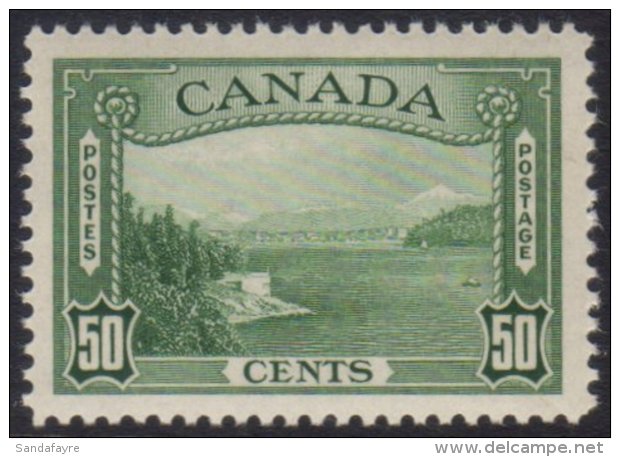 1937-8 50c Green, Vancouver Harbour SG 366 NHM For More Images, Please Visit... - Other & Unclassified