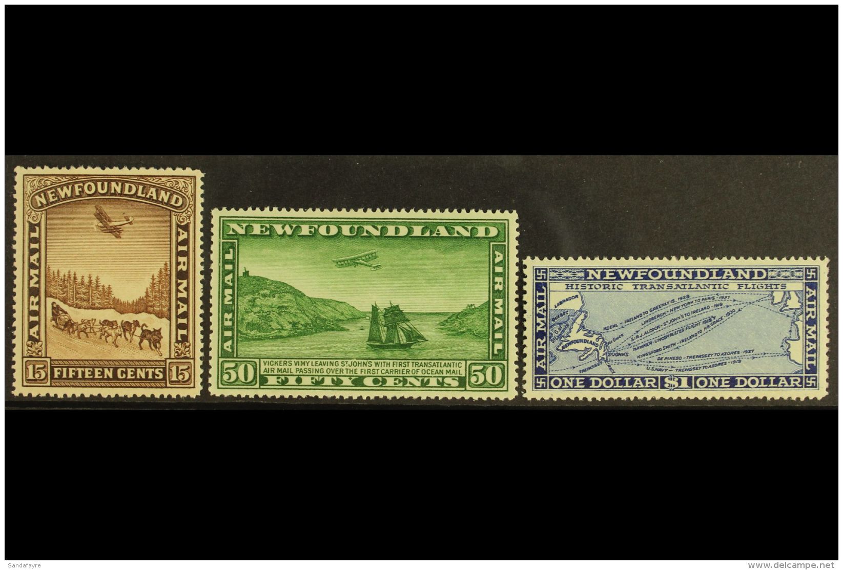 1931 AIR (no Wmk) Set, SG 192/94, VFM. (3) For More Images, Please Visit... - Otros & Sin Clasificación