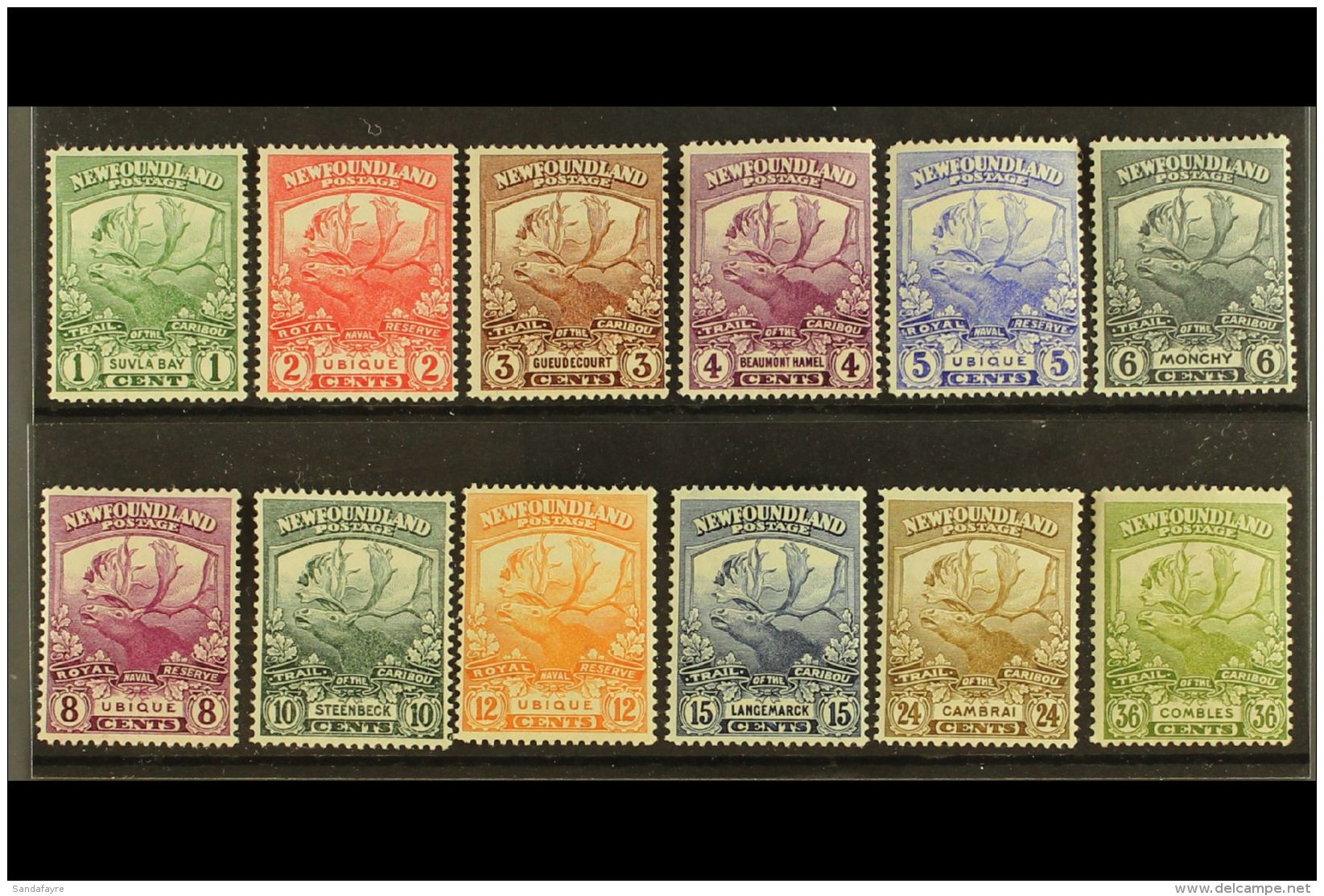 1919 Caribou Set, SG 130/41, Vfm, Most Stamps Are NHM, Fresh (12) For More Images, Please Visit... - Otros & Sin Clasificación