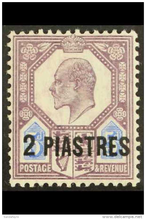 1905-08 2pi On 5d Slate-purp &amp; Ultra, SG 14ab, Very Fine Mint For More Images, Please Visit... - Levante Britannico