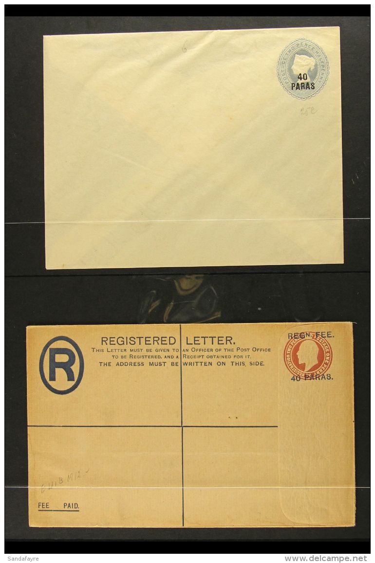 1893-1905 Unused Postal Stationery Selection, QV &amp; KEVII (4 Items) For More Images, Please Visit... - Britisch-Levant