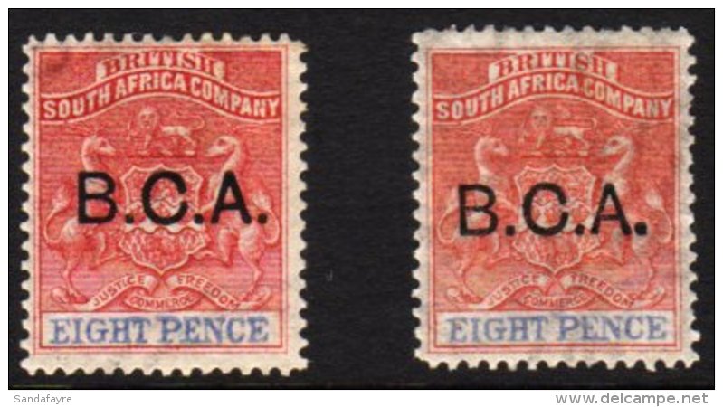 1891-95 8d Both Shades, SG 6 &amp; 6a, VFM. (2) For More Images, Please Visit... - Nyassaland (1907-1953)