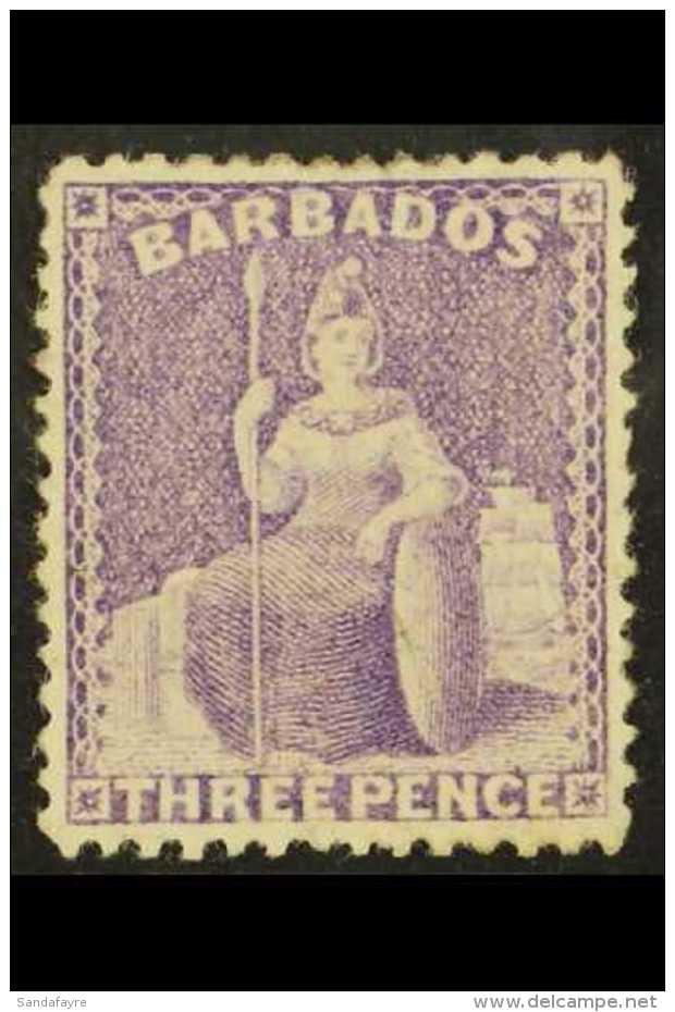 1875-80 3d Mauve-lilac, SG 75, Mint For More Images, Please Visit... - Barbados (...-1966)