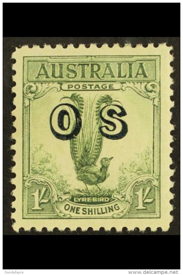OFFICIAL 1932-33 1s Green "OS" Opt, SG O136, Vfm, Fresh For More Images, Please Visit... - Andere & Zonder Classificatie