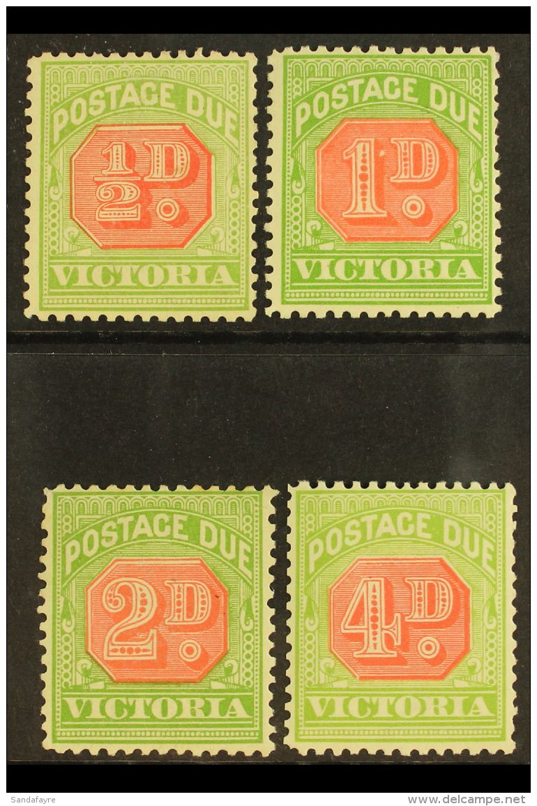 VIC POSTAGE DUE 1905-09 Complete Set, SG D34/D37, Fine Mint (5) For More Images, Please Visit... - Andere & Zonder Classificatie