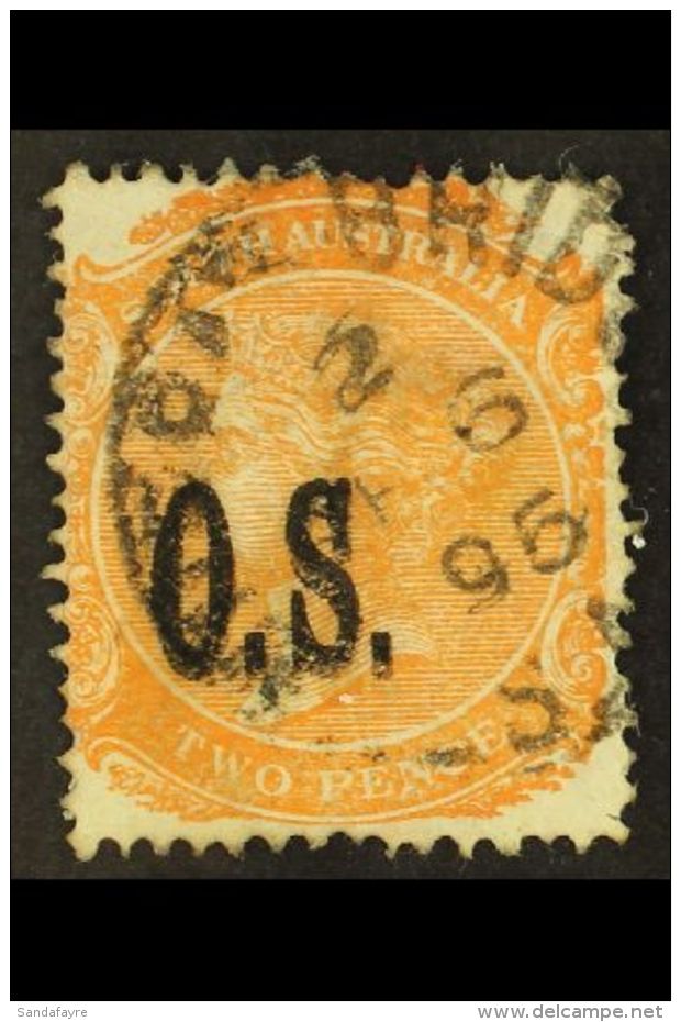 SA Officials 1891-96 2d Orange Perf 15 DOUBLE OPT, SG O57a, Vfu For More Images, Please Visit... - Andere & Zonder Classificatie