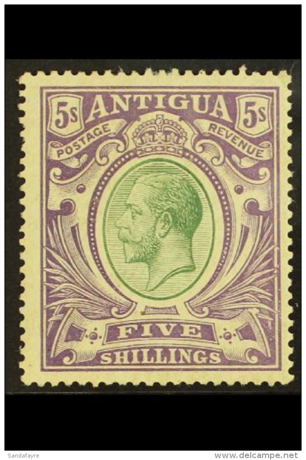 1913 5s Grey Green And Violet, Geo V, SG 51, Mint. For More Images, Please Visit... - Other & Unclassified