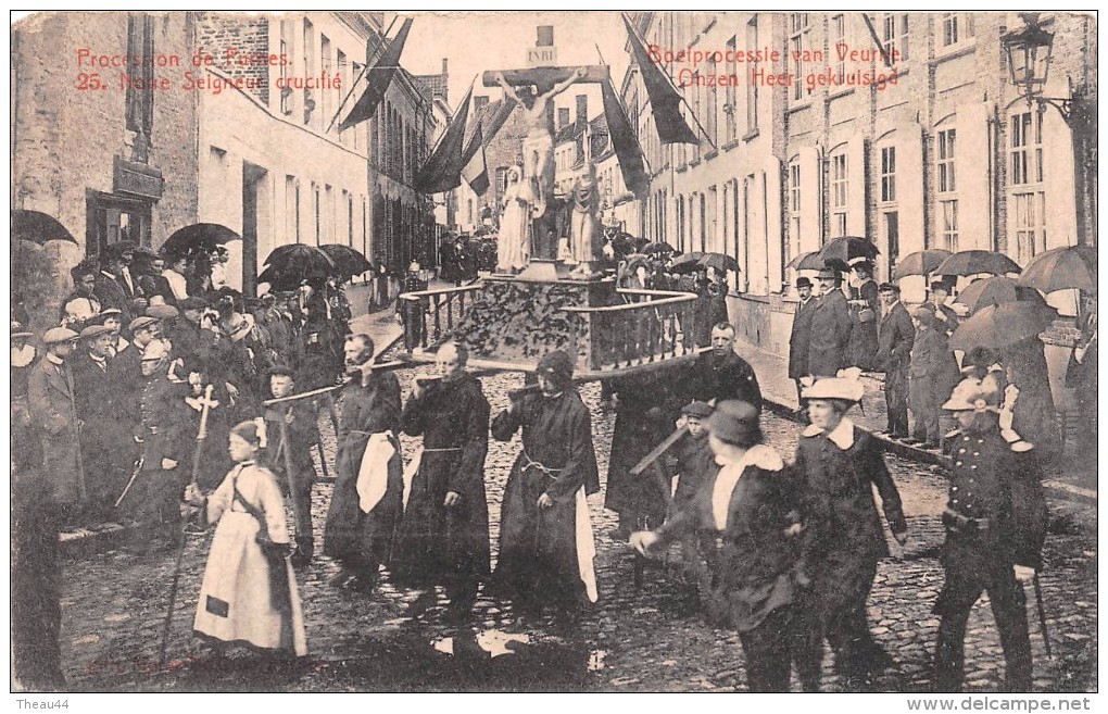 ¤¤  -   BELGIQUE   -   FURNES  -  Procession  -  Notre Seigneur Crucifié    -  ¤¤ - Veurne