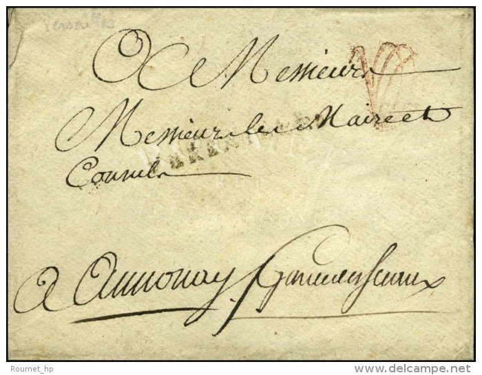 Contreseing '' Garde Des Sceaux '' Sur Enveloppe Sans Texte Avec Beau Cachet De Cire Au Verso. - TB. - Lettres Civiles En Franchise