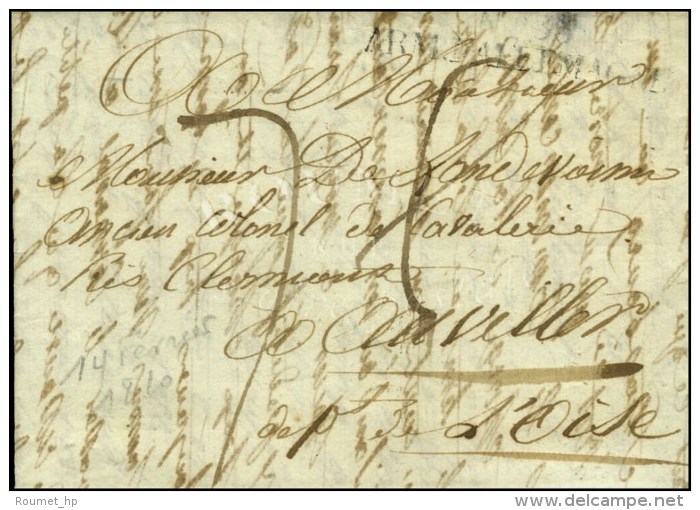 N° 35 / ARM. D'ALLEMAGNE Sur Lettre Avec Long Texte Daté De Trieste Le 14 Février 1810... - Marques D'armée (avant 1900)