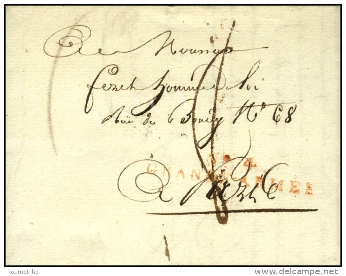N° 4 / GRANDE ARMEE Rouge Sur Lettre Avec Texte Daté De Cassel Le 28 Juillet 1810. - TB. - Sellos De La Armada (antes De 1900)