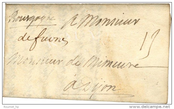 Marque Manuscrite '' De Furne '' Sur Lettre Avec Texte Daté Au Camp Près De Nieuport Le 27 Juillet... - Sellos De La Armada (antes De 1900)