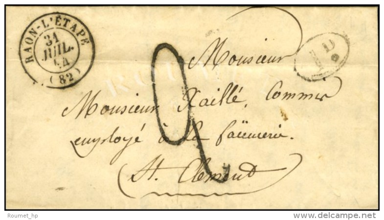 Càd T 15 RAON-L'ETAPE (82), Taxe Tampon 2 FL. 1844. - SUP. - 1859-1959 Lettres & Documents