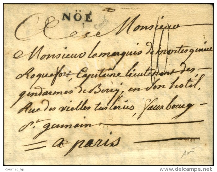 NOE Sur Lettre Avec Texte Daté La Terrasse (L N° 1) (Cote : 220). 1768. - SUP. - 1701-1800: Précurseurs XVIII