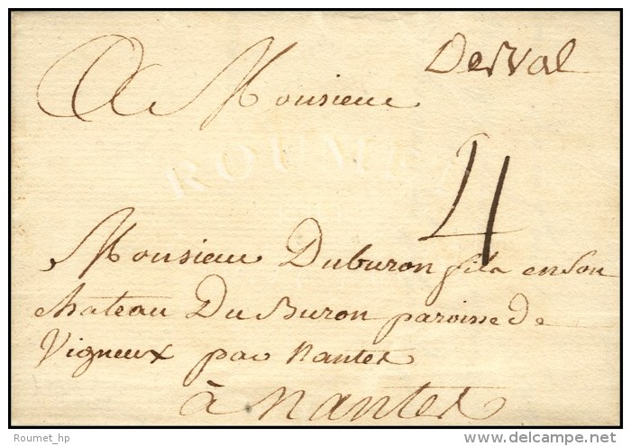 'Derval' (L N° 1). 1766. (cote : 450). - TB / SUP. - 1701-1800: Précurseurs XVIII