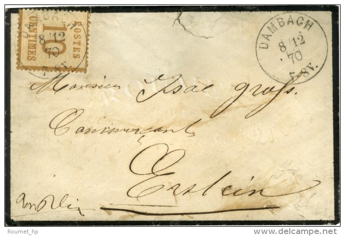 Càd DAMBACH / Als. N° 5 Sur Lettre Pour Erstein. 1870. - TB. - Lettres & Documents