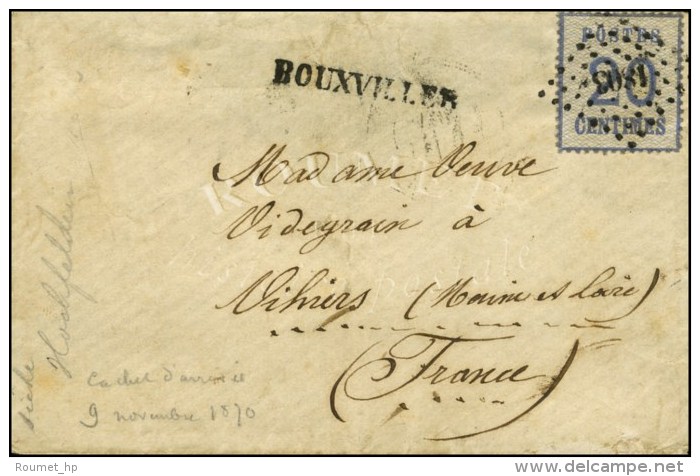 PC Du GC 1803 / Alsace N° 6 + Griffe Provisoire BOUXVILLER Sur Lettre Pour Vihiers (Maine Et Loire) Au Verso,... - Lettres & Documents