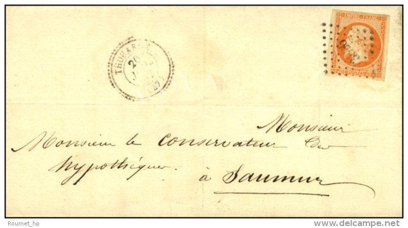 PC 3896 / N° 16 Càd T 22 THOUARCE (47) Sur Lettre Pour Saumur. 1862. - TB. - 1853-1860 Napoléon III