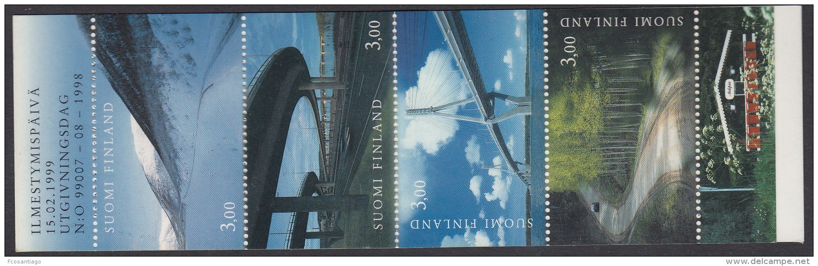 FINLANDIA 1999 - Yvert #C1435/38 Carnet - MNH ** - Cuadernillos