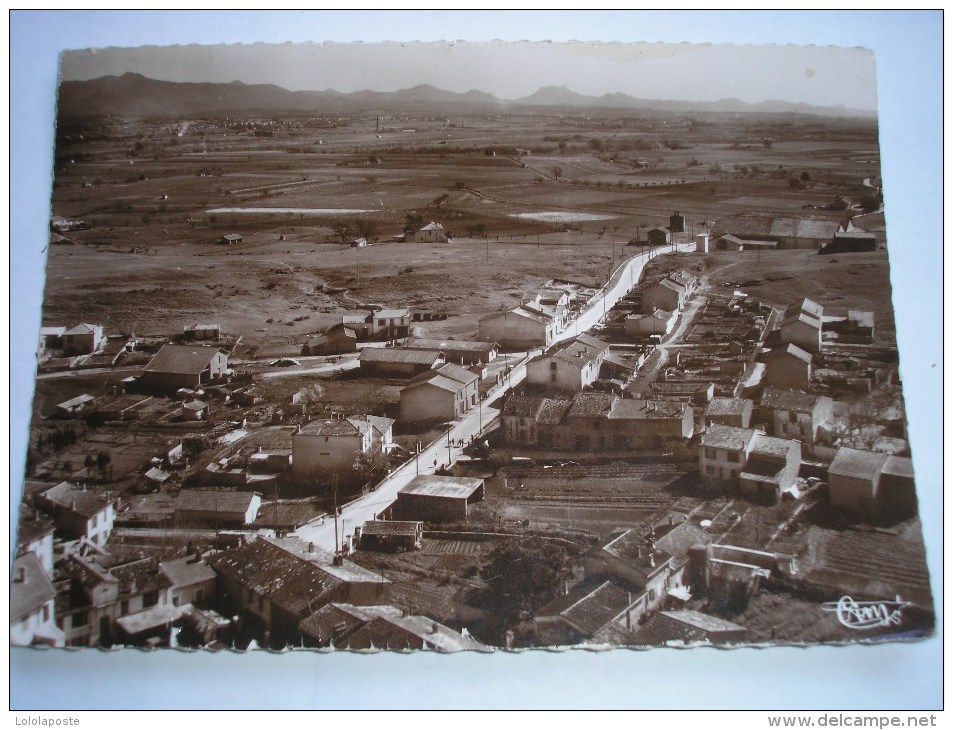 83 - CPSM - ROQUEBRUNE-sur-ARGENS - Vue Aérienne Sur Le Quartier St-Pierre - Belle Carte Peu Commune - Roquebrune-sur-Argens