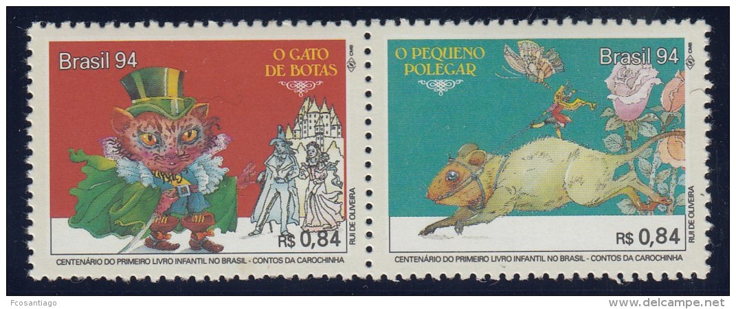 INFANCIA Y JUVENTUD - BRASIL 1994 - Yvert # - MNH ** - Cuentos, Fabulas Y Leyendas