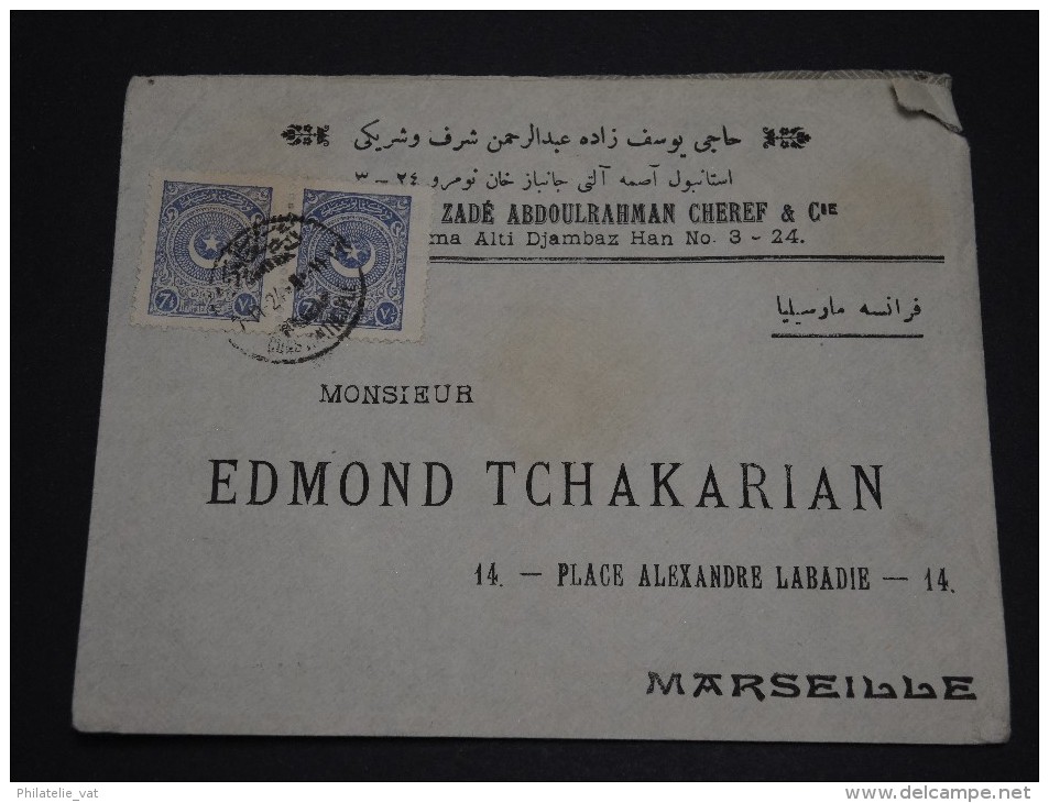 TURQUIE - Env Pour Marseille - France - 1925 / 1929 - Détaillons Collection - A Voir - Lot N° 16578 - Briefe U. Dokumente