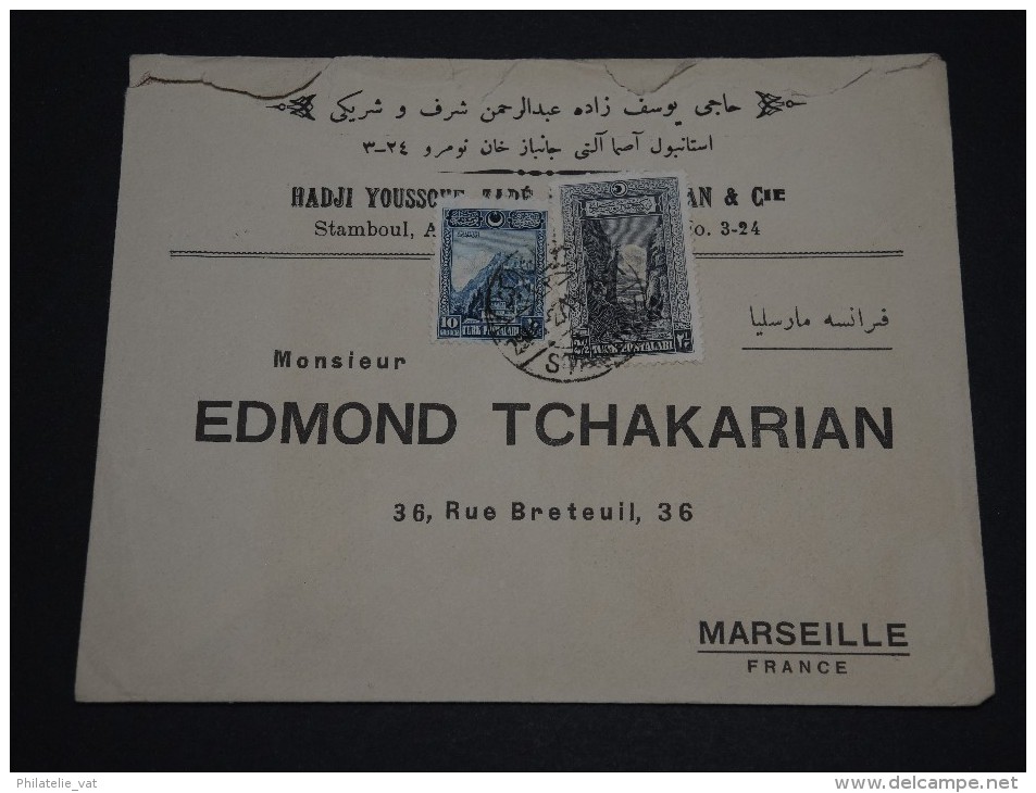 TURQUIE - Env Pour Marseille - France - 1925 / 1929 - Détaillons Collection - A Voir - Lot N° 16588 - Lettres & Documents