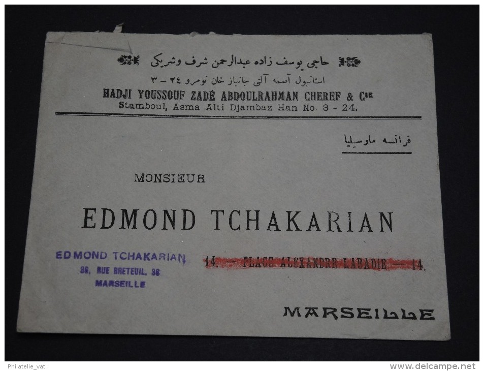 TURQUIE - Env Pour Marseille - France - 1925 / 1929 - Détaillons Collection - A Voir - Lot N° 16591 - Cartas & Documentos